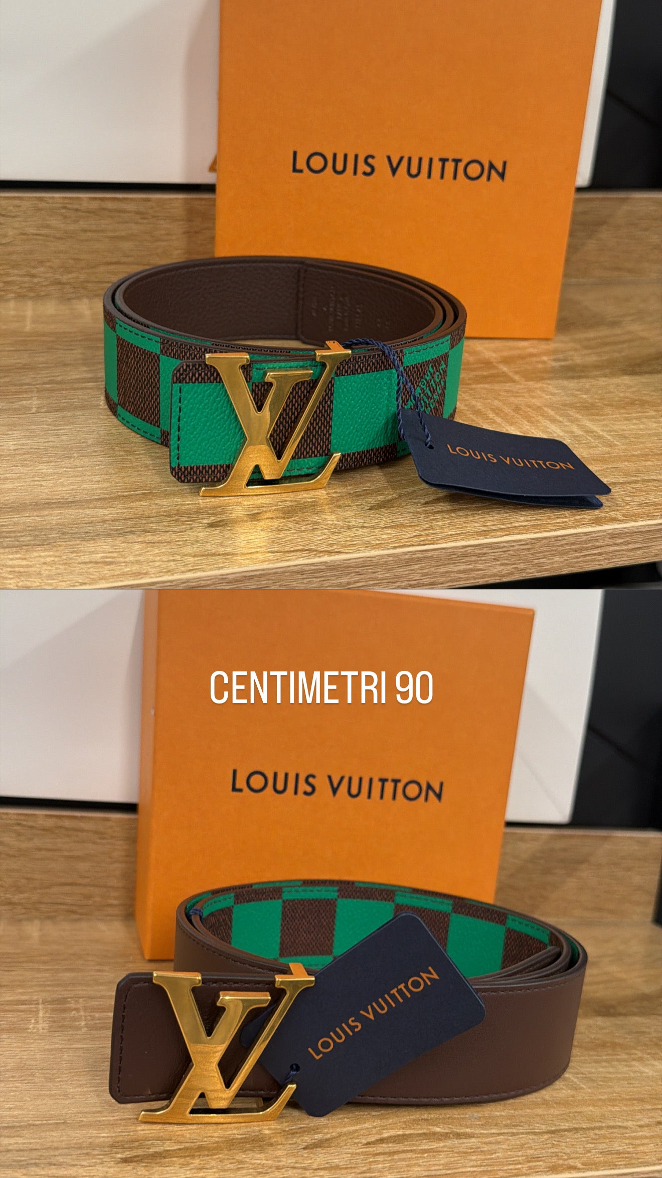 Cintura Lv double face