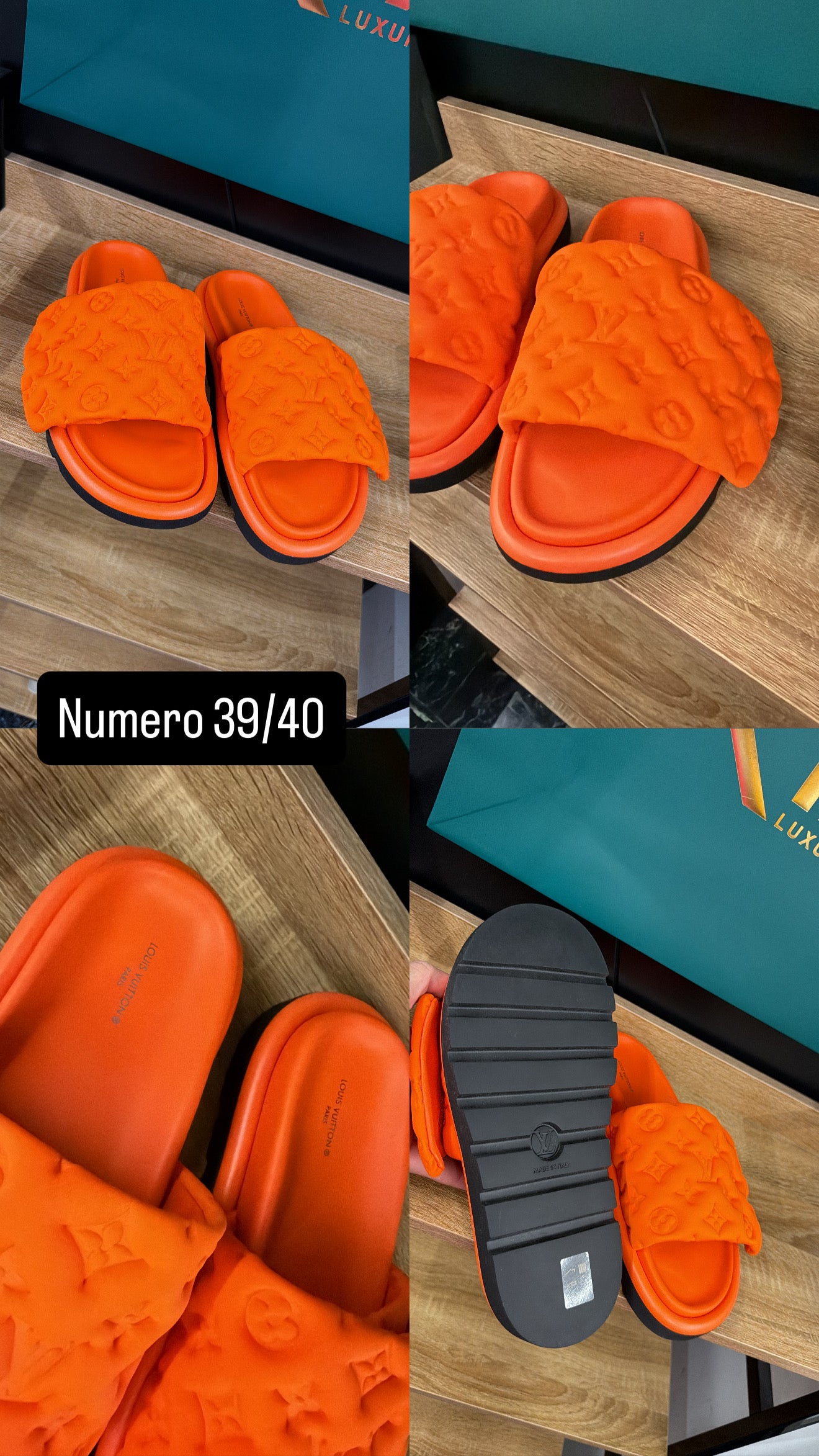Pantofola arancio Lv donna