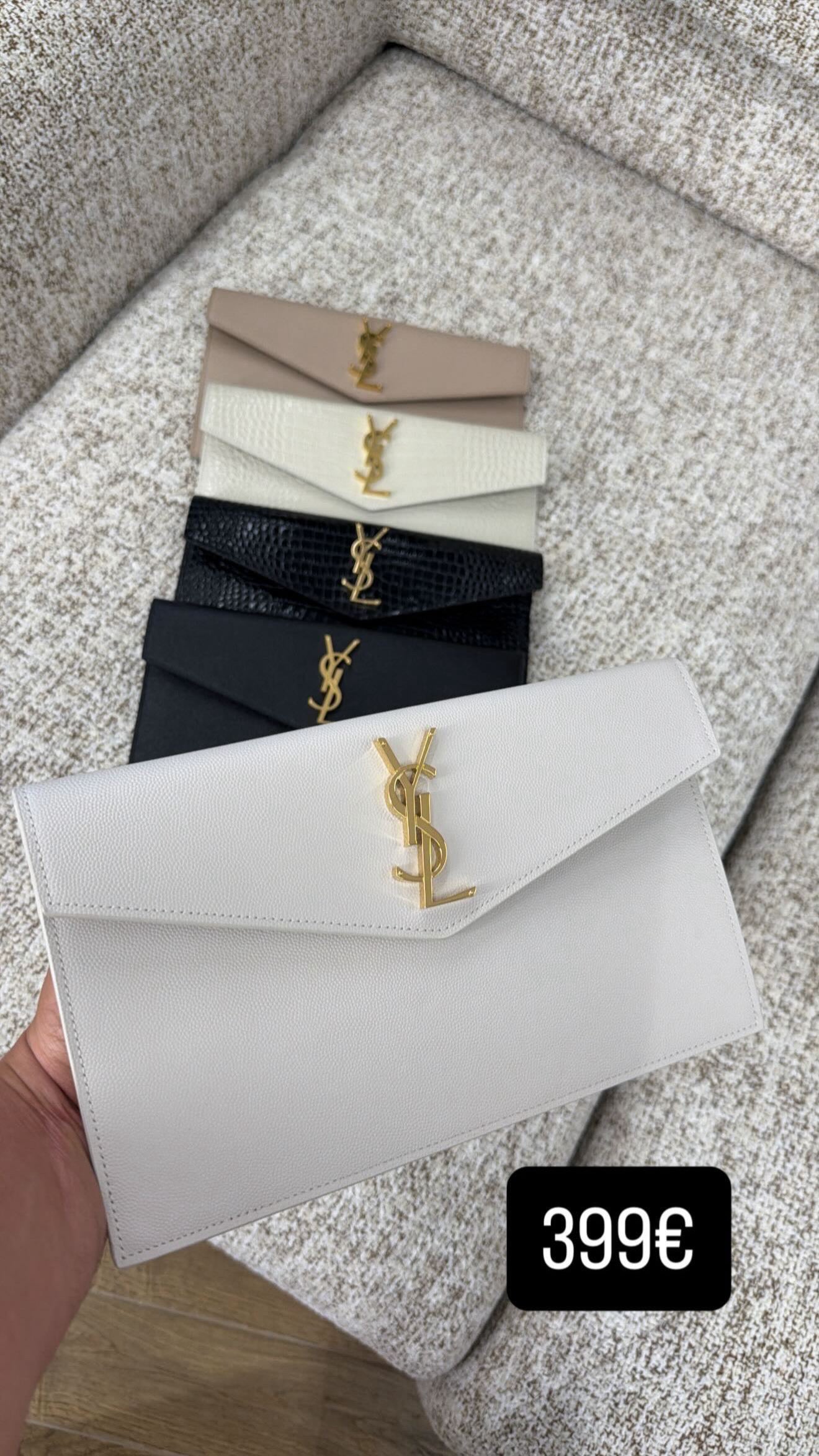 Pochette ysl bianca