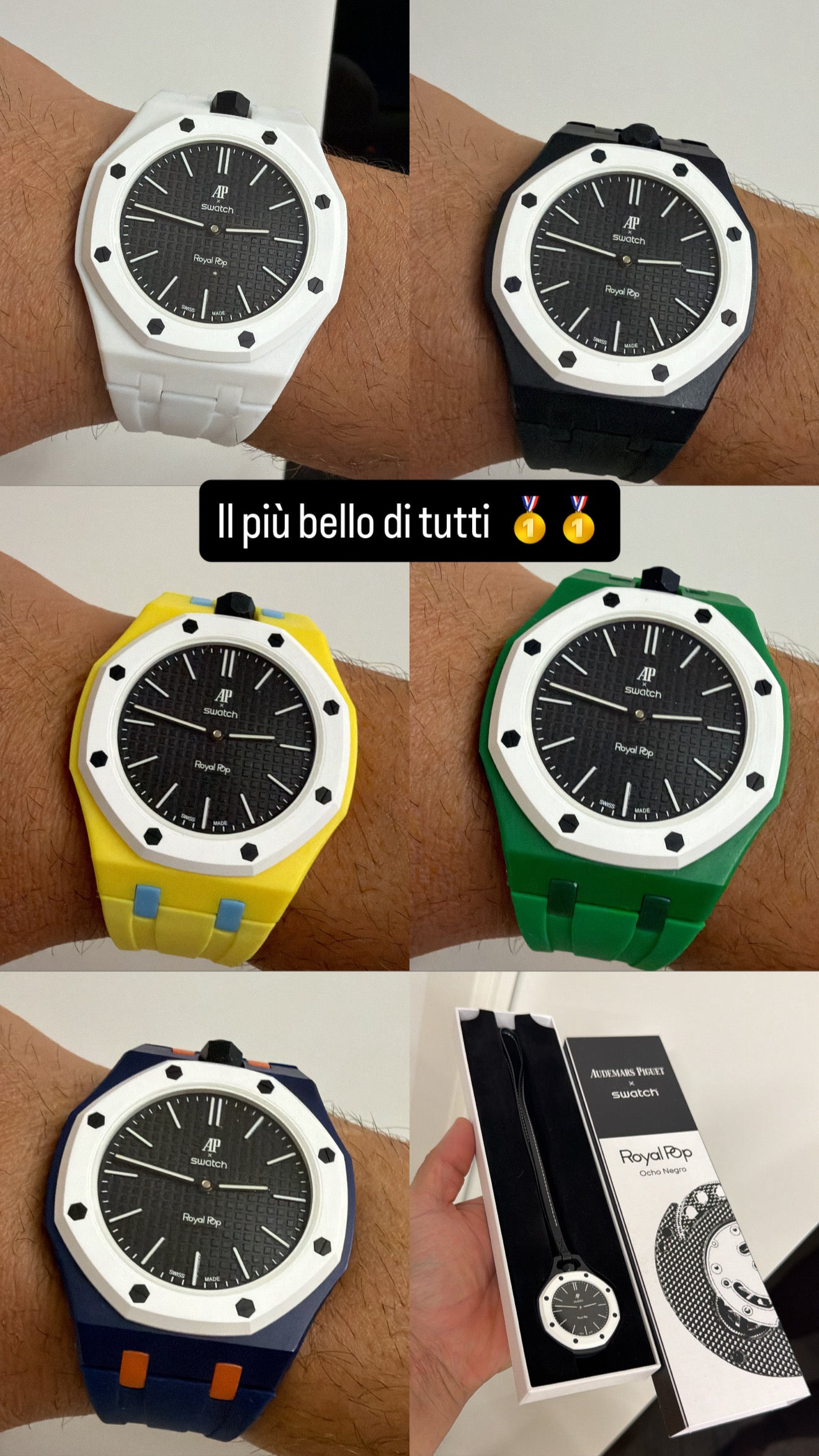 Swatch per AP ocho negro