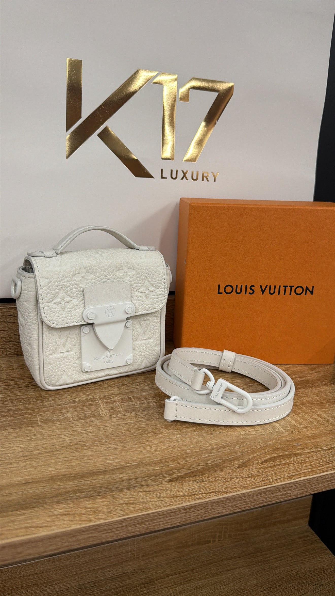 Borsa mini Lv bianca