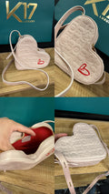 Borsa donna Lv rosa con cuore