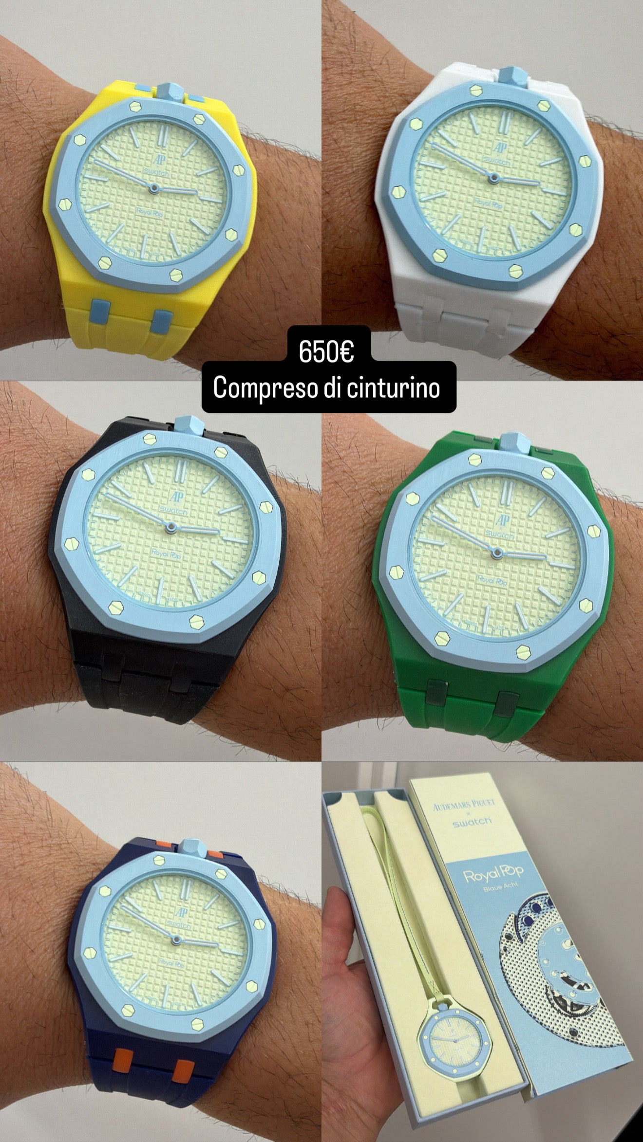 Swatch X AP BLAUE ACHT